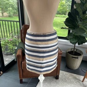 NWOT J. Crew Striped Mini Pencil Skirt - Women’s Size 0